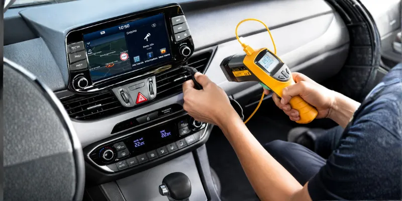 Automotive air conditioning service at EB Mechanical
