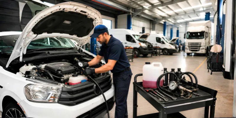 Cooling system service and repairs at EB Mechanical