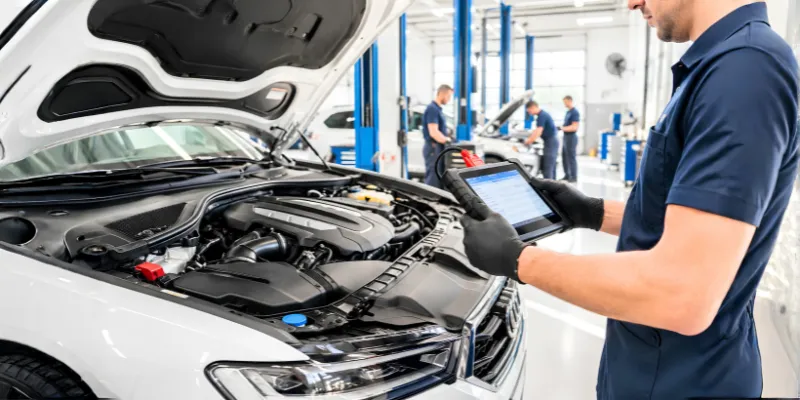 Engine diagnostics at EB Mechanical