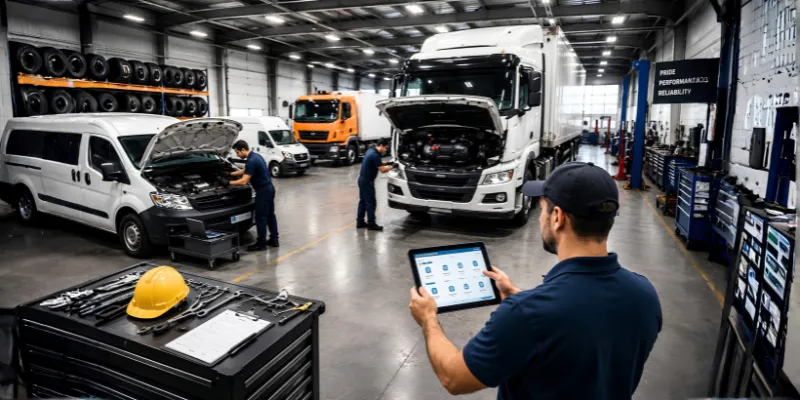 Fleet maintenance services at EB Mechanical