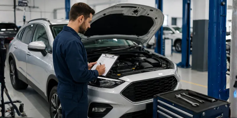 Logbook servicing at EB Mechanical