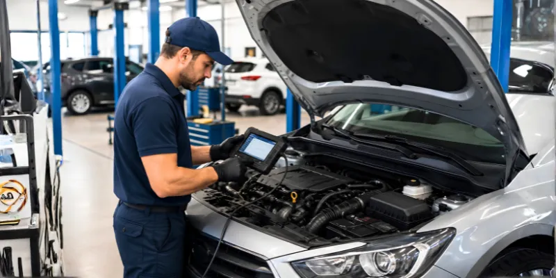 Pre-purchase vehicle inspection at EB Mechanical