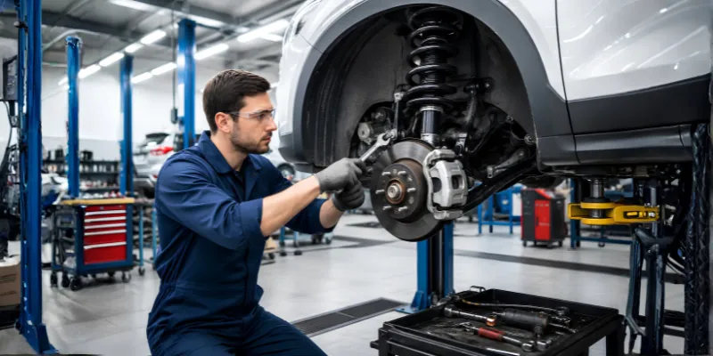 Suspension and steering repairs at EB Mechanical